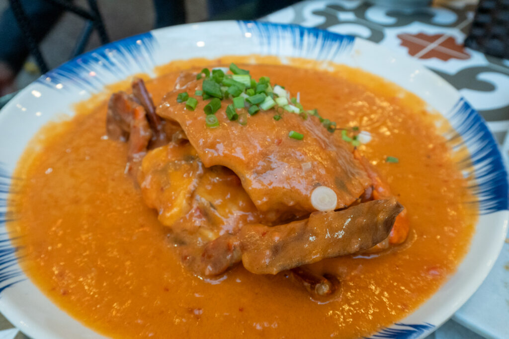 MỘC QUÁNのカニの煮込み料理